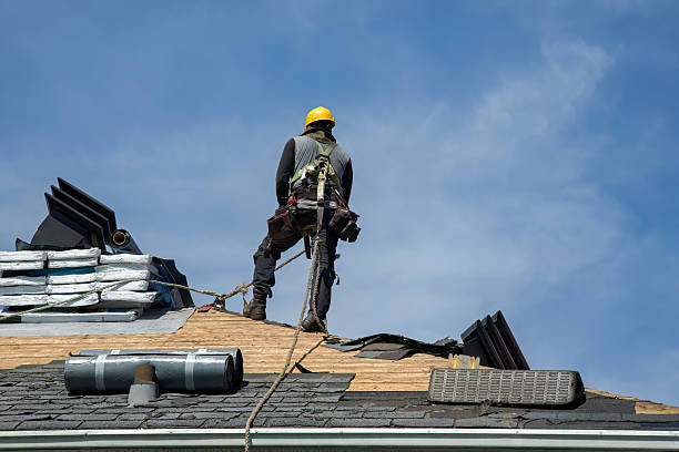 Professional Roof Replacement technician working in Smithton, IL